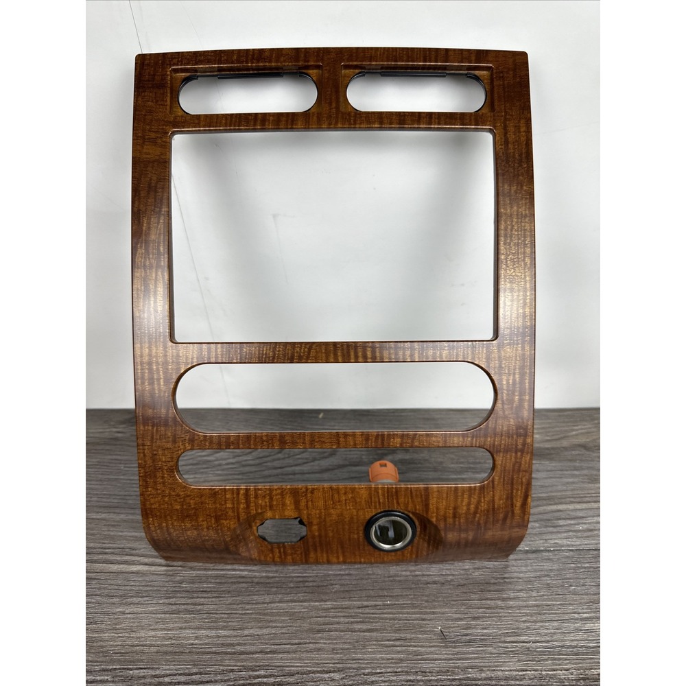 2007-2014‎ Ford Expedition  Woodgrain Dash Trim Radio Climate Panel Bezel OEM